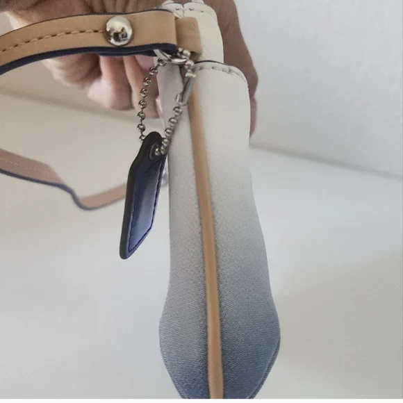 Coach Peyton Blue Ombré Clutch Purse Wristlet Wallet - Picture 5 of 12